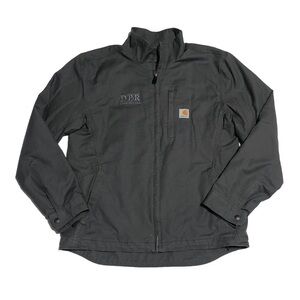Carhartt Jacket Regular Gray Canvas Full Zip Lined  103512 039